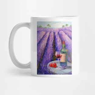 Lavender, wine and fruit Mug